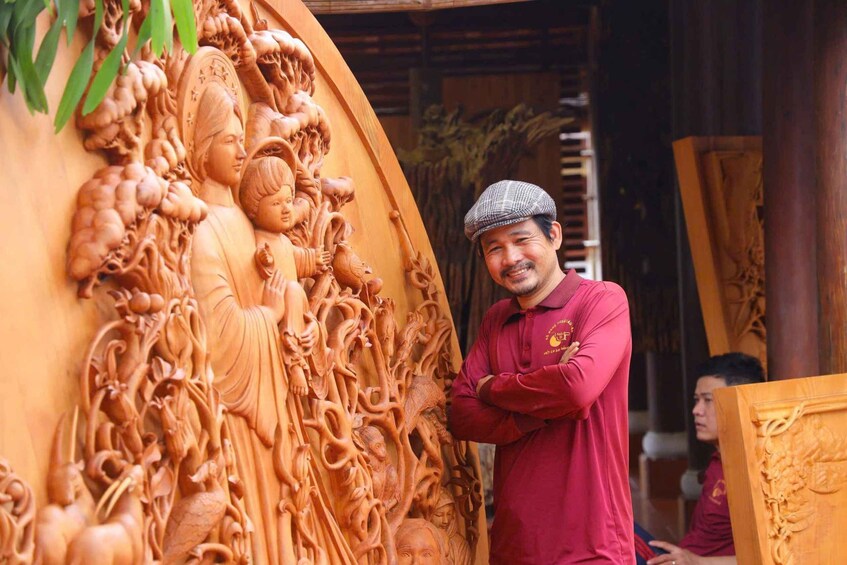 Picture 7 for Activity Hoi An 3-Hour Wood Carving Class with Village Master Artisan