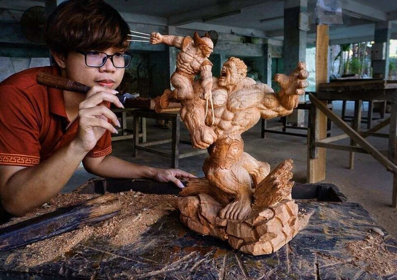 Picture 8 for Activity Hoi An: Wood Carving Class with Village Master Artisan