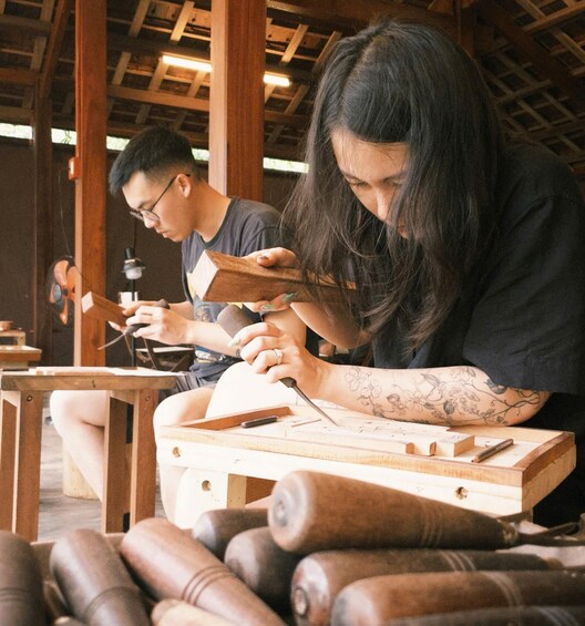 Picture 8 for Activity Hoi An: Wood Carving Class with Village Master Artisan