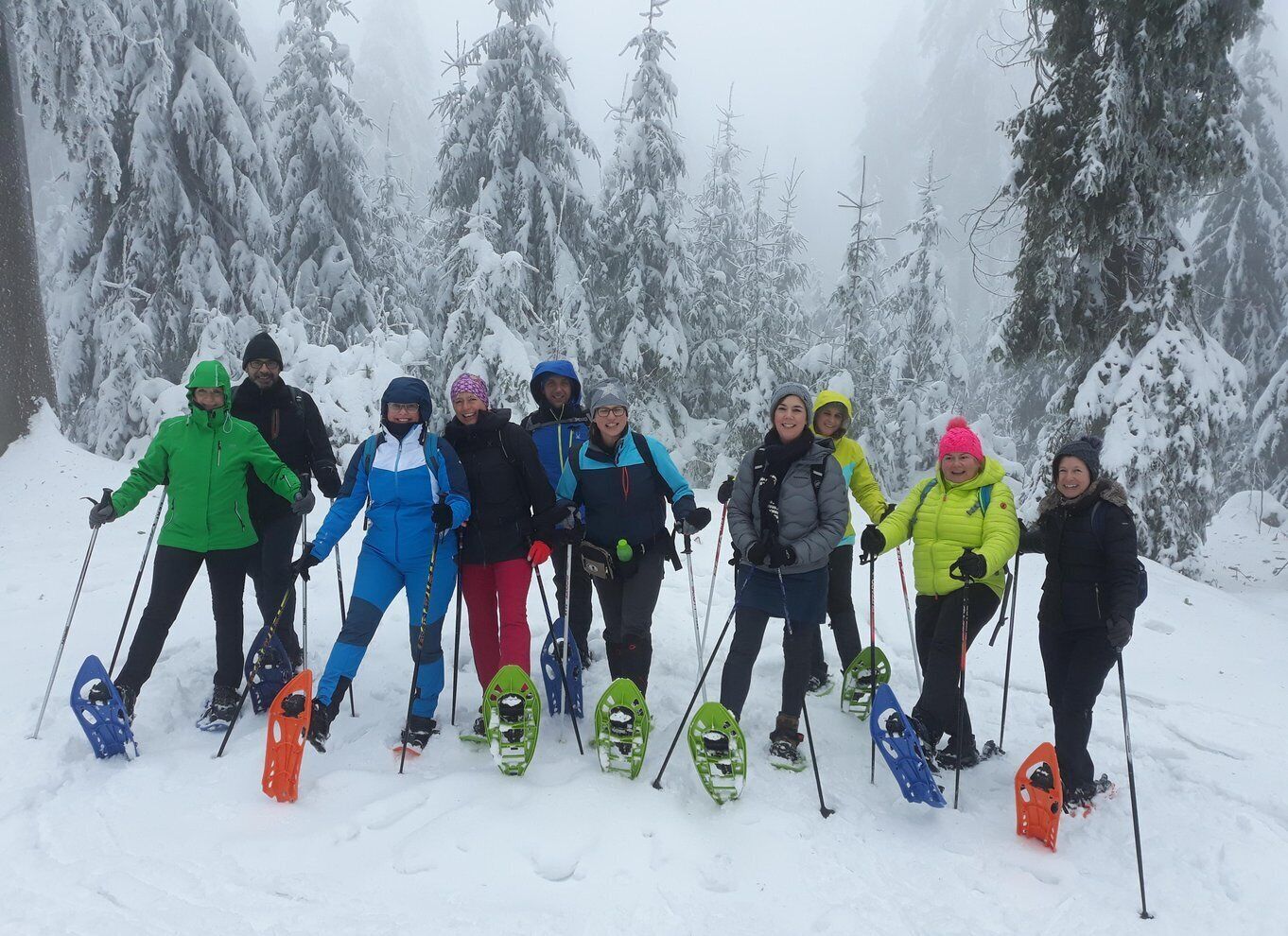 Fichtelgebirge: snowshoe hike