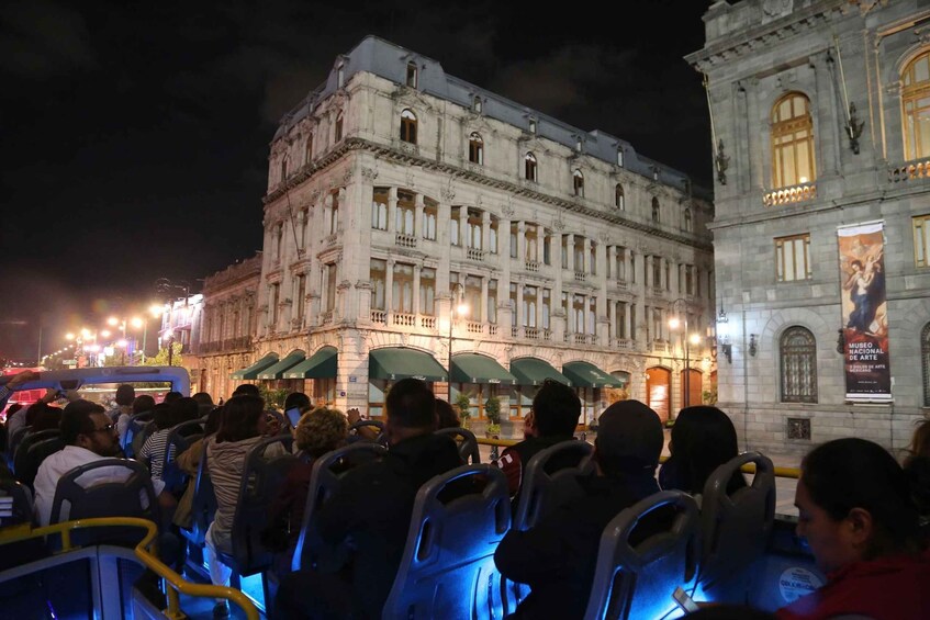 Picture 1 for Activity Mexico City: Night City Tour in a Double Decker Bus