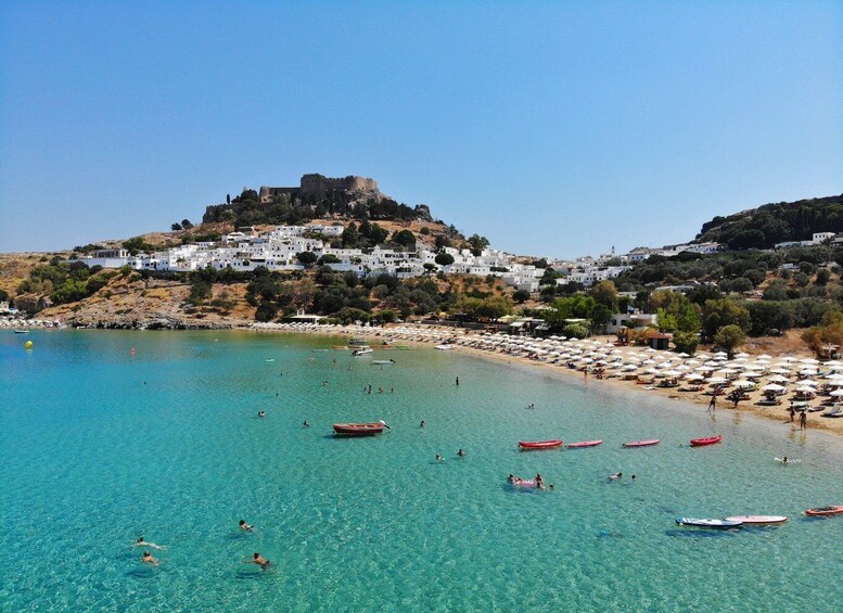 Picture 9 for Activity From Rhodes: Yacht Cruise to Lindos with Lunch and Drinks