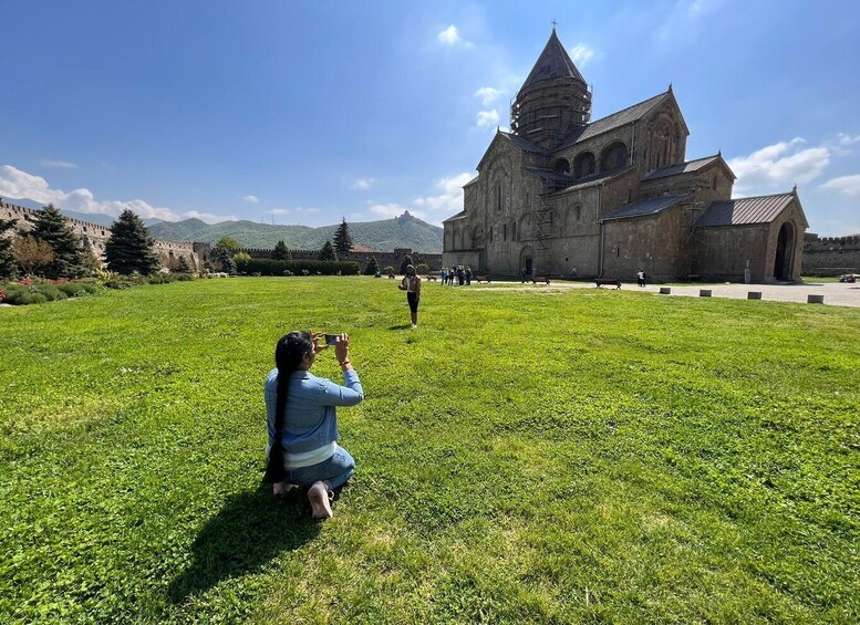 Picture 8 for Activity From Tbilisi: Mtskheta,Jvari,Bazaar,wine and 2 UNESCO Sites