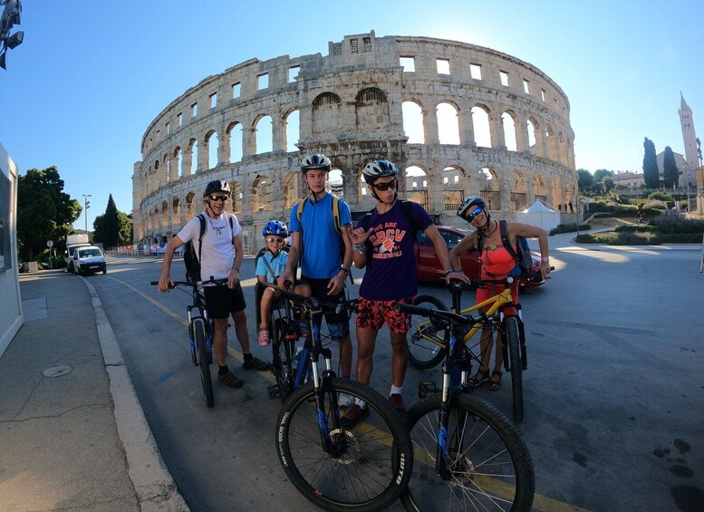 Picture 2 for Activity Pula: Bike Tour of Ancient Pula & Aquatic Adventures