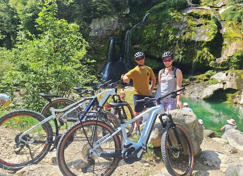 Bike tour to Virje and Boka waterfall