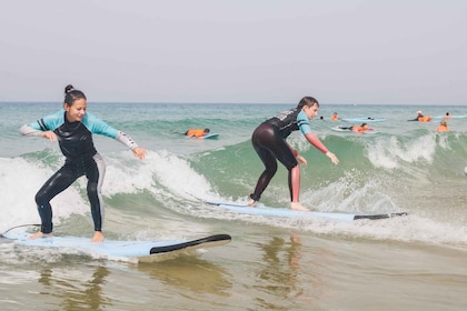 El Palmar: Group Surf class.