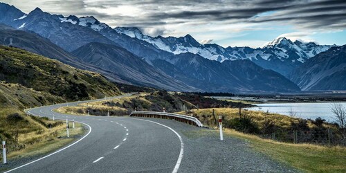 Mt Cook -päiväretki Tekaposta (pieni ryhmä, hiilineutraali)