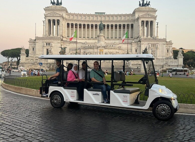 Rome: Private Golf Cart City Highlights Tour