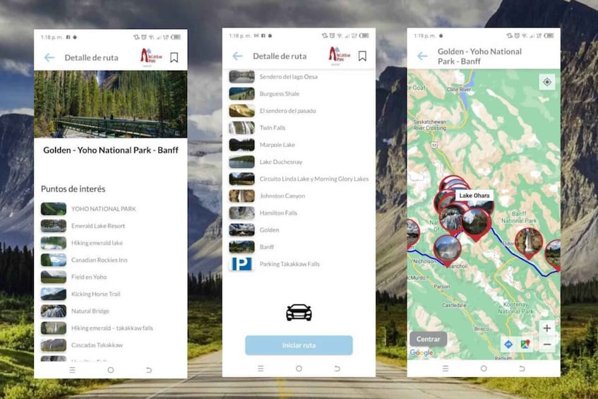 Picture 1 for Activity Yoho self-guided tour app with multilingual audio guide