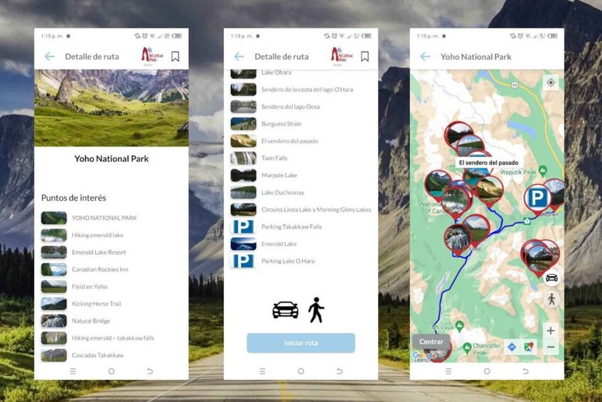 Picture 2 for Activity Yoho self-guided tour app with multilingual audio guide