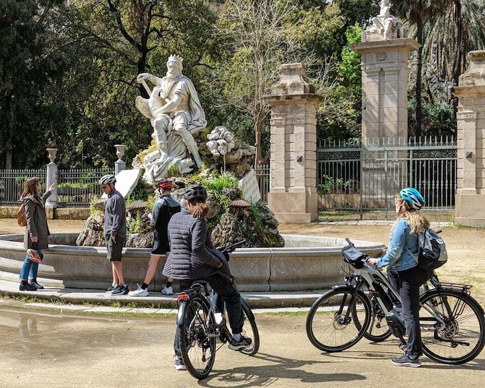 Picture 1 for Activity Palermo: Historic Center Guided Bike Tour with Food Tasting