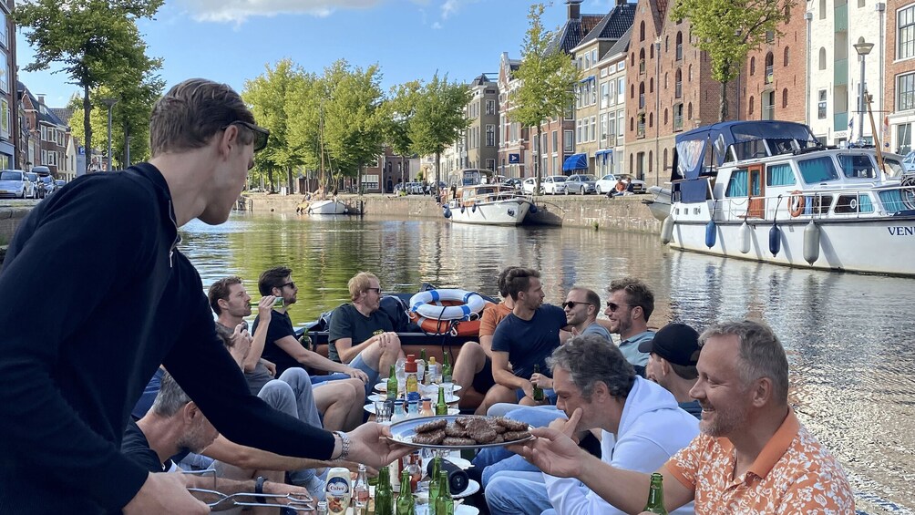 Picture 1 for Activity Groningen: City canal cruise with unlimited drinks