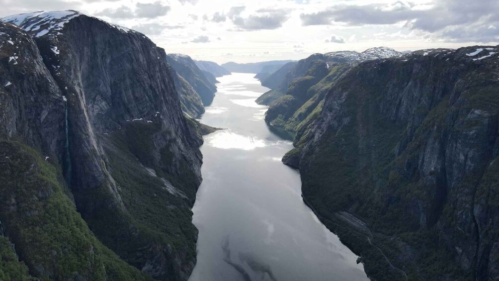 Picture 1 for Activity From Bergen: Trolltunga and Waterfalls Helicopter Tour