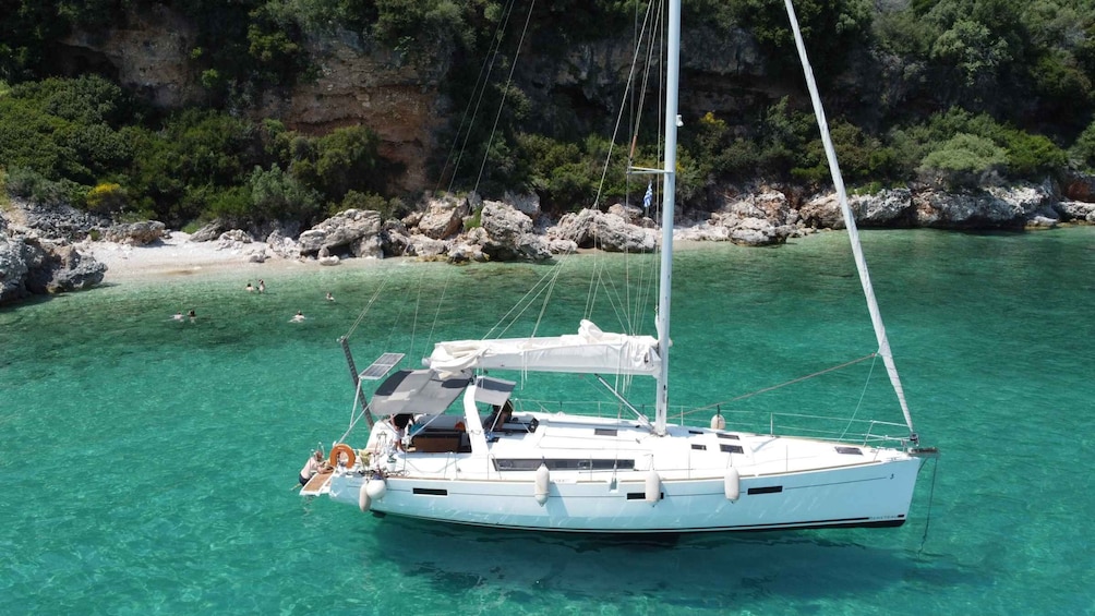 Picture 2 for Activity Gouvia: Corfu Island Sailing Trip with Lunch and Soft Drinks