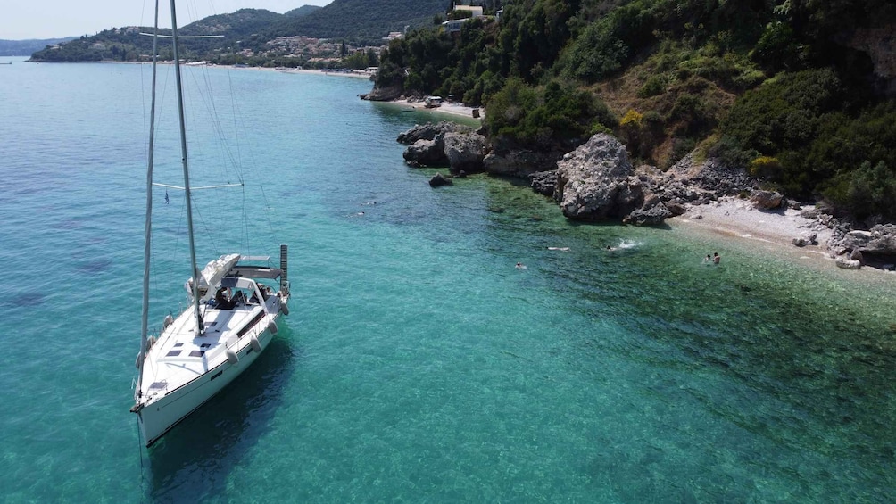 Picture 10 for Activity Gouvia: Corfu Island Sailing Trip with Lunch and Soft Drinks