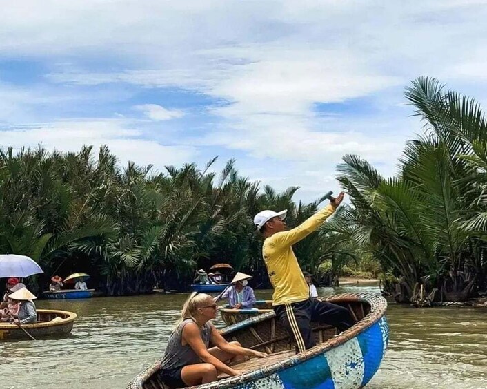 Picture 5 for Activity From Hoi An: Bay Mau Coconut Forest Bamboo Basket Boat Ride