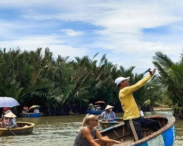 Picture 5 for Activity Hoi An: Bamboo Basket Boat Riding in Bay Mau Coconut Forest