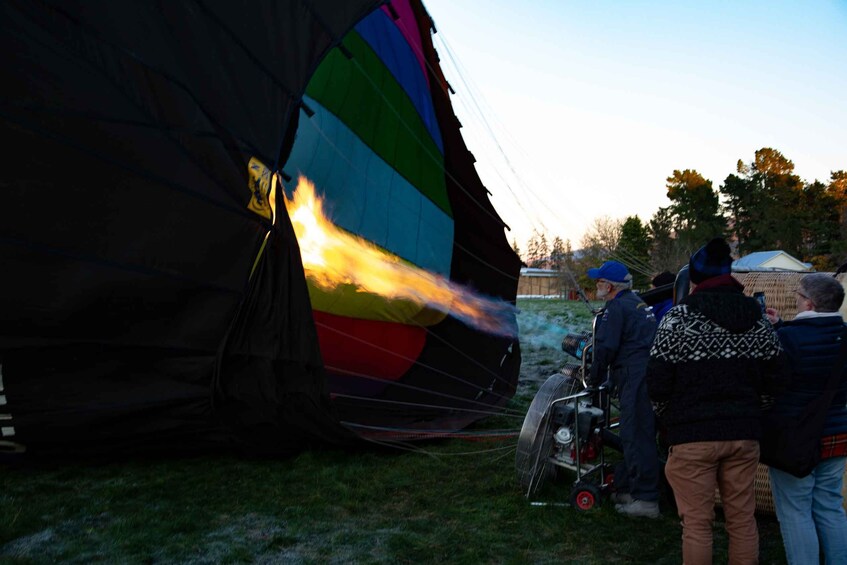 Picture 8 for Activity From Methven: Hot Air Balloon Flight in Canterbury with Wine