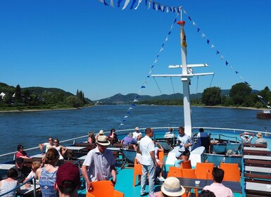 From Bonn: Rhine River to Linz Sightseeing Boat Tour