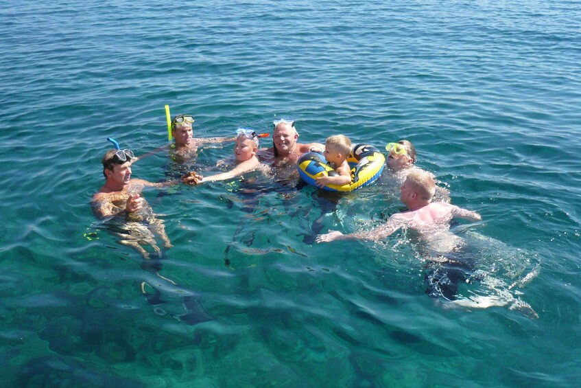 Picture 2 for Activity Chania Town: Glass-Bottom Boat Cruise to Thodorou & Lazareta