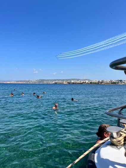 Picture 1 for Activity Chania Town: Glass-Bottom Boat Cruise to Thodorou & Lazareta