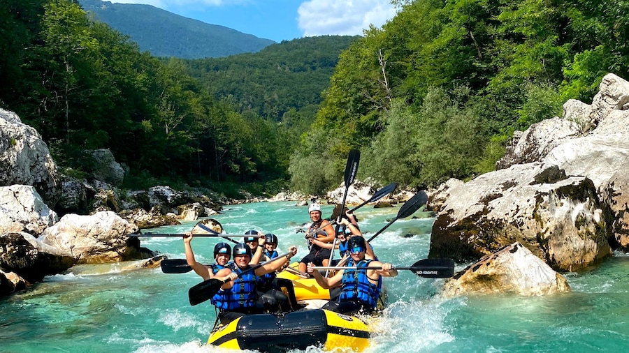 Bovec: Adventure Rafting on Emerald River Soča + FREE photos