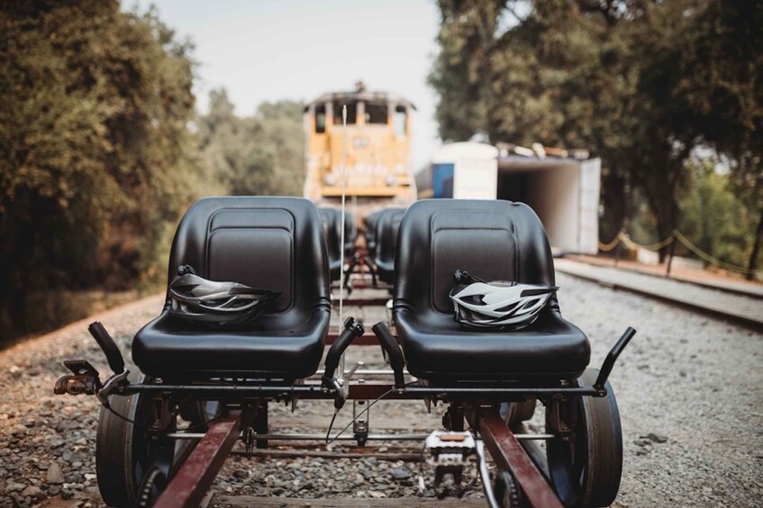 Picture 2 for Activity Sacramento: Yolo Countryside Guided Rail Bike Tour