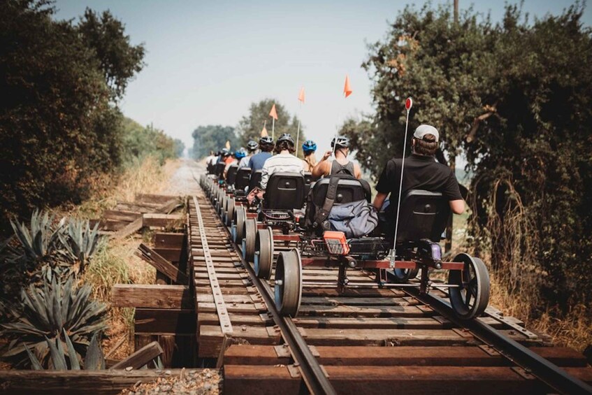 Picture 1 for Activity Sacramento: Yolo Countryside Guided Rail Bike Tour