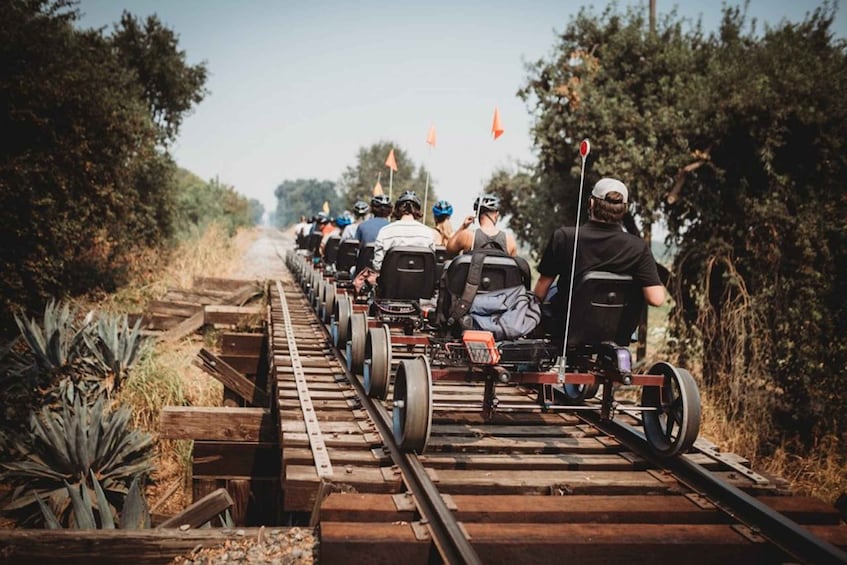 Picture 1 for Activity Sacramento: Yolo Countryside Guided Rail Bike Tour