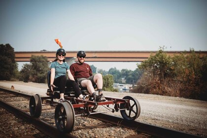 Sacramento: Yolo Countryside Guided Rail Bike Tour