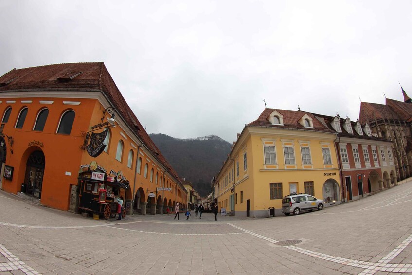 Picture 3 for Activity Brasov: Guided City Walking Tour with Wine