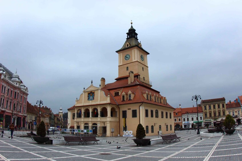 Picture 4 for Activity Brasov: Guided City Walking Tour with Wine