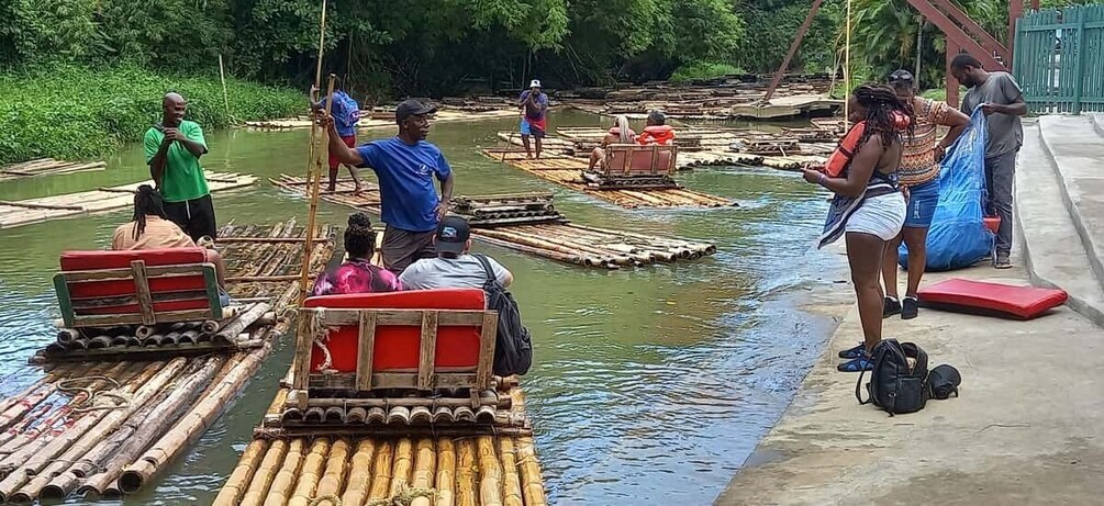 Picture 1 for Activity Bamboo River Rafting & Lime Stone Foot Massage