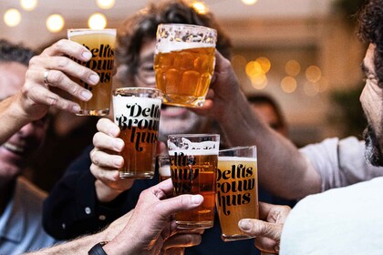 Delft: Craft Beer Tasting in Medieval Cellar with Snacks