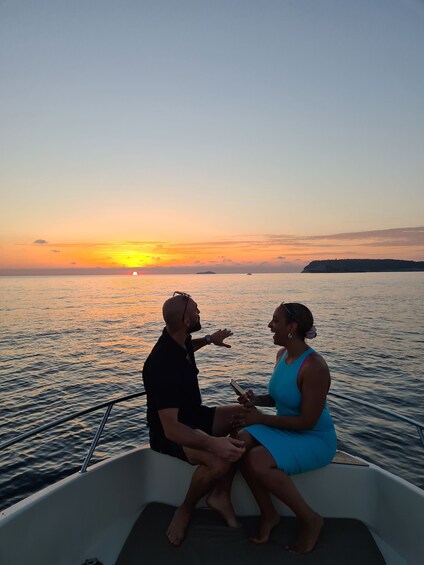 Picture 3 for Activity Dubrovnik: Private Sunset on the Sea Cruise with Wine