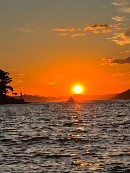 Picture 2 for Activity Dubrovnik: Private Sunset on the Sea Cruise with Wine