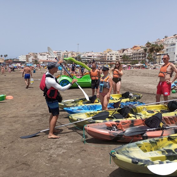 Picture 7 for Activity Tenerife: kayak tour with animals and underwater scooters