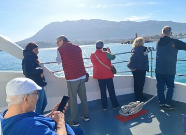 Denia: Cova tallada Catamaran Trip w/ Mussel Tasting & Wine