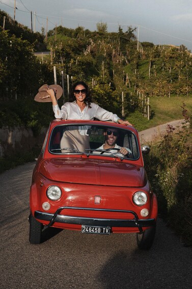 Picture 1 for Activity Valdobbiadene: Prosecco hills with the vintage 500