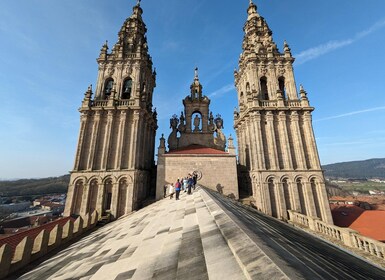 Santiago de Compostela: Tur Atap Katedral & Menara Carraca