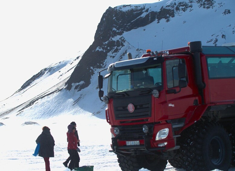 Picture 26 for Activity Gullfoss: Ice Cave and Glacier Tour in Glacier Monster Truck