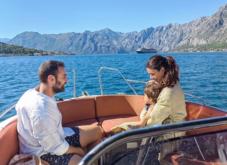 Kotor Bay and Blue Cave Private Boat Tour With Free Drinks