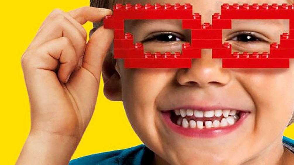 Child with Lego glasses in Legoland Melbourne