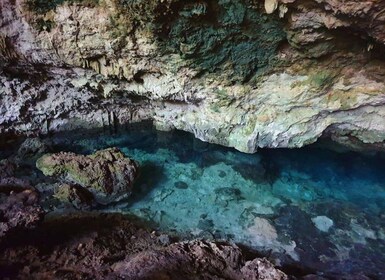 庫札洞、藍色潟湖、海星、岩石、騎馬