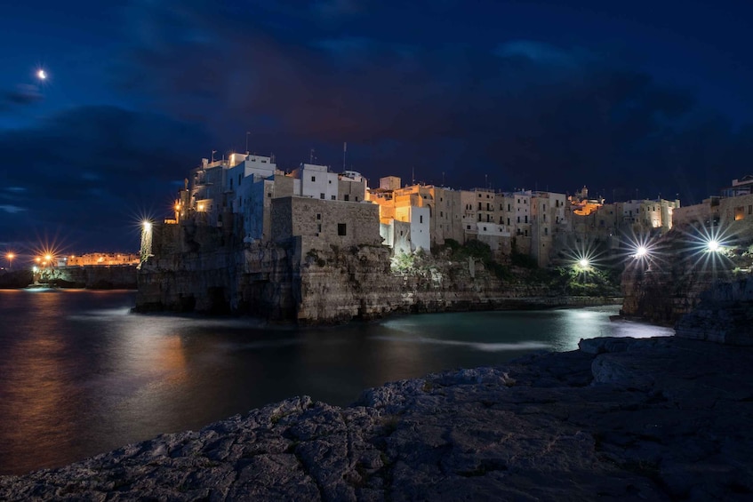 Picture 4 for Activity Polignano a Mare: Boat Cave Tour by Night