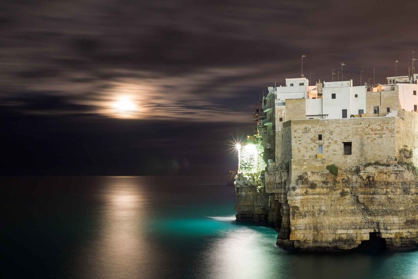 Picture 2 for Activity Polignano a Mare: Boat Cave Tour by Night