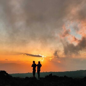 Udflugter til Etna ved solnedgang, gamle kratere og lavastrømme