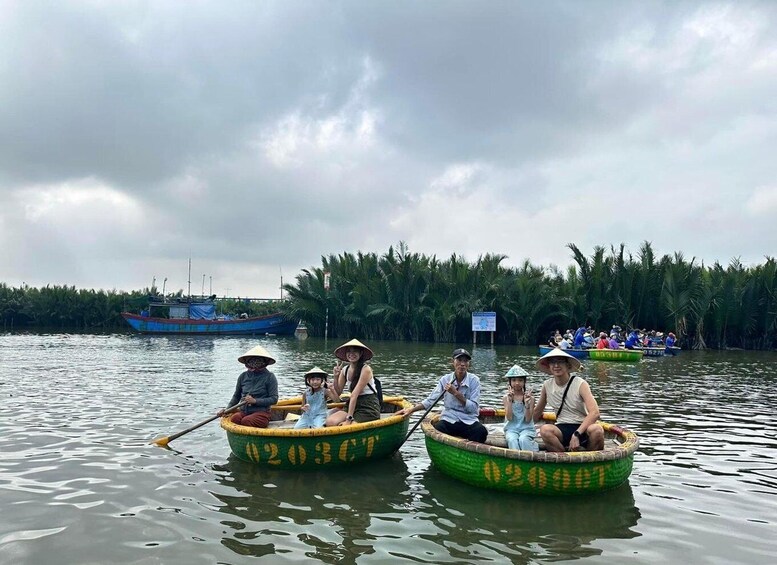 Picture 7 for Activity Hoi An: Market tour - Cam Thanh Cooking Class & Basket Boat