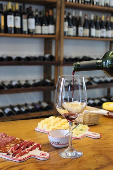Express tasting of uruguayan wines and cheese