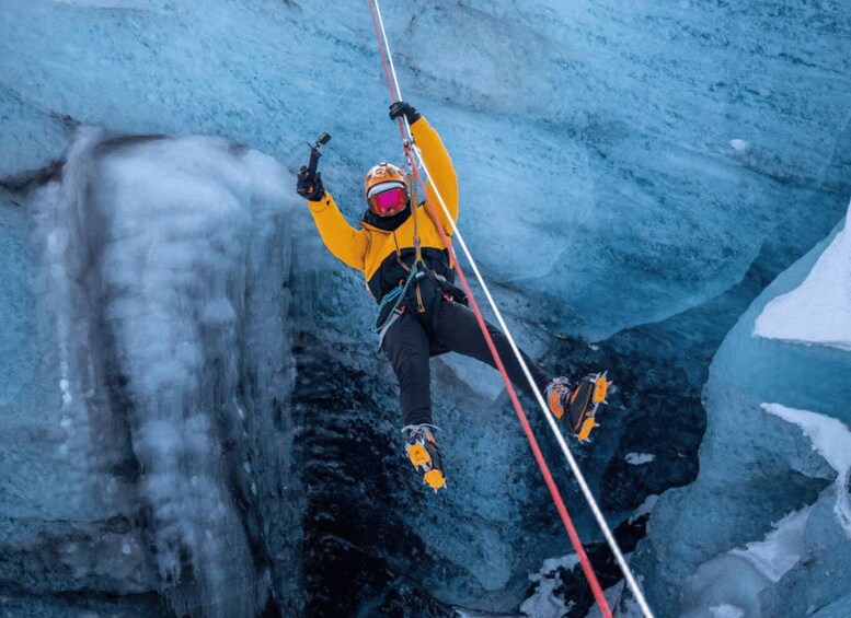 Picture 4 for Activity Iceland: Glacier Zip Line Tour with Hike or Ice Cave Visit